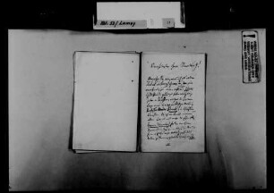 Schreiben von Christian Kapp an August Lamey: Einschätzungen zu Franz von Roggenbach.