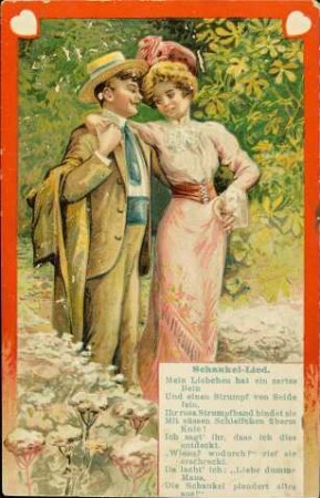Schaukel-Lied. - Mein Liebchen hat ein zartes Bein [...]