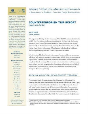 Counterterrorism trip report : Israel and Jordan