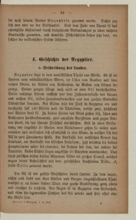 4. Geschichte der Aegyptier