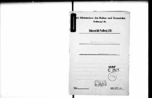 Gewährung von Staatsstipendien (Allgemeines)