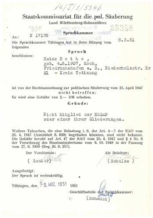 Bothe, Heinz
