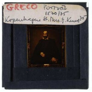 Greco, Porträt eines Mannes