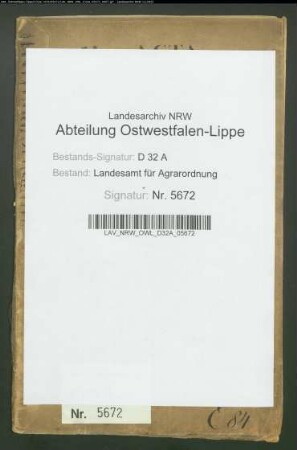 Elsen, Krs. Paderborn. Hudebefreiung und Teilung