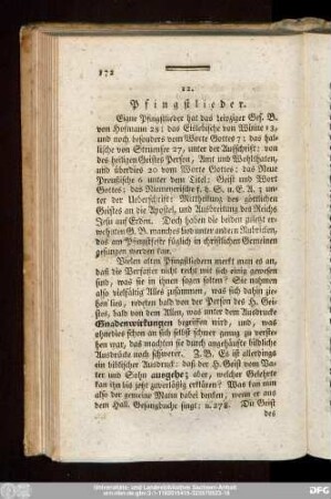 12. Pfingstlieder.