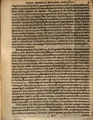 Valentini Randovr S. Theol. Doctoris Ac Professoris Regii In Alma Vniversitate Dvacena Oratio Contra Synopsim de Gratia & annexis Samvelis Maresii Caluinistae