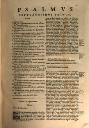 Joannis Lorini, Societatis Jesu, Commentarii in Librum Psalmorum : Quatuor Tomis Comprehensi, In quibus præter accuratam sensus literalis explanationem, variarum tum editionum, tum lectionum collationem cum vulgata, qu[a]e defenditur, Phraseon etiam Scripturæ atque vocabulorum disquisitionem, mystici omnis generis sensus, ex Patribus, præcipuè Græcis Latinisque, traduntur, Tomus Tertius