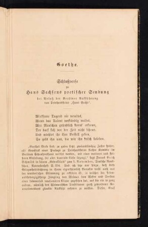 Goethe.