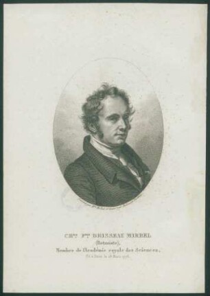 Ch.es F.ois Brisseau Mirbel/(Botaniste),/Membre de l´Académie royale des Sciences