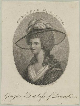 Bildnis der Georgiana of Devonshire