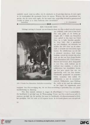 2.Ser. 4.1911: Een valsche dou