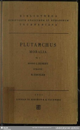 6,1: Plutarchi Moralia