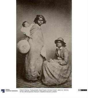 "Südaustralier (Zwei Frauen mit einem Kind)"