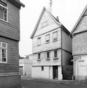 Fachwerkwohnhaus; Nidda, Schloßgasse 16