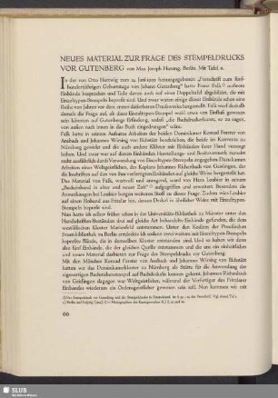 Neues Material Zur Frage Des Stempeldrucks Vor Gutenberg