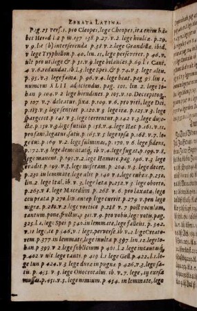 Errata Latina