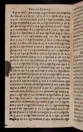 Errata Latina