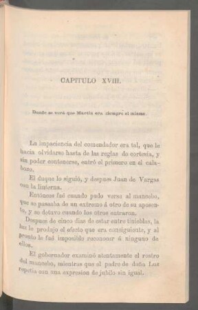 Capítulo XVIII. - Donde se verá que Martin era siempre el mismo.