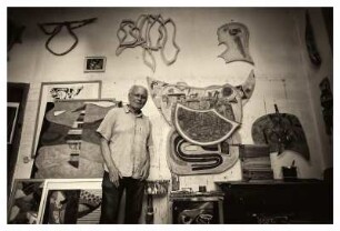 VEIT HOFMANN IN SEINEM ATELIER