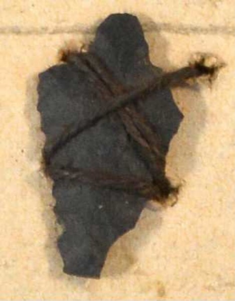 Stone arrowhead