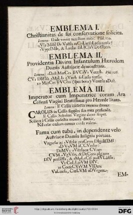 Emblema (I. - XXXV.)