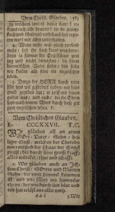 Vom Christlichen Glauben.