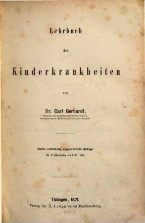 Lehrbuch der Kinderkrankheiten