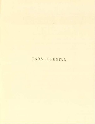 Laos Oriental