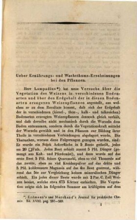 Jahresbericht über die Resultate der Arbeiten im Felde der physiologischen Botanik : von dem Jahre ... 1839 (1840)