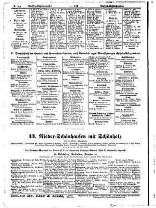 13. Nieder= Schönhausen mit Schönholz