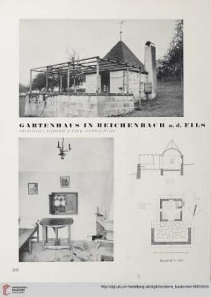 Gartenhaus in Reichenbach a.d. Fils : Architekt Roderich Fick, Herrsching
