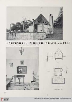 Gartenhaus in Reichenbach a.d. Fils : Architekt Roderich Fick, Herrsching