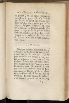 De la colonne.