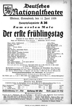 Der erste Frühlingstag