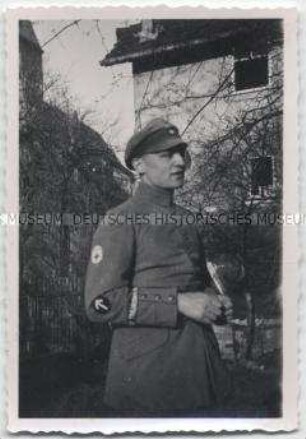 Martin Bonsack im Waffenrock des Stahlhelm (Bund der Frontsoldaten), Gau Thüringen