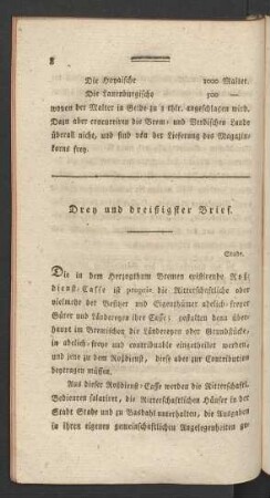 Drey und dreyßigster Brief