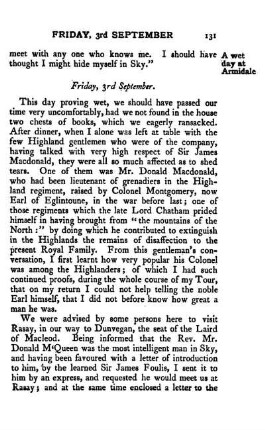 September 3. - Colonel Montgomery, now Earl of Eglintoune
