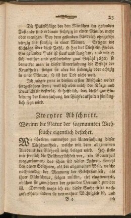 Zweyter Abschnitt. Worinn die Natur der sogennanten Viehseuche eigentlich besteht