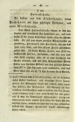 § 17. Harvestehude