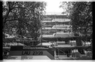 Kleinbildnegative: Baustelle, Lauterstr. 27 und 28, 1981