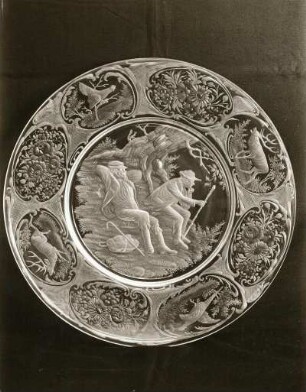 Glasteller (Kennwort "Horst 206")