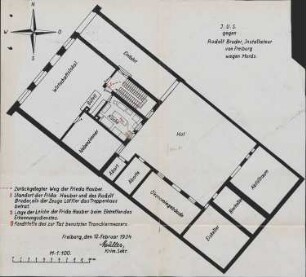 Strafsache gegen Rudolf Bruder, Freiburg (geb. 1890) wegen Mord (Verurteilung wegen Totschlags)