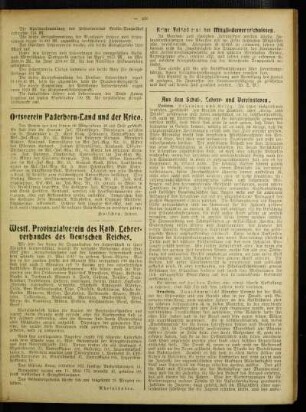 Westf. Provinzialverein des Kath. Lehrerverbandes des Deutschen Reiches