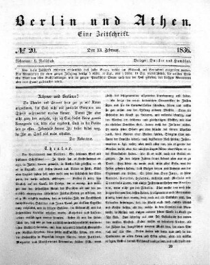 1836,20: No. 20