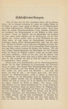 Schlußbemerkungen.