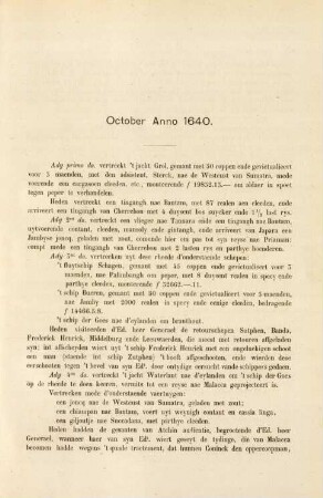 October anno 1640