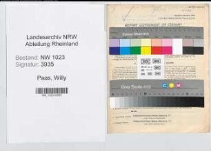 Entnazifizierung Willy Paas , geb. 01.04.1906 (Steuerinspektor)