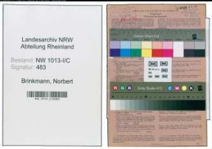 Entnazifizierung Norbert Brinkmann , geb. 12.12.1887 (Gastwirt)