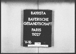 Neumeyer, Karl, Dr., Universitätsprofessor in München, Entleihung von lateinischen Handschriften aus der Nationalbibliothek in Paris