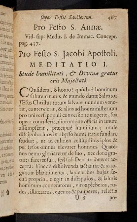 467-473, Pro Festo S. Annae; ...
